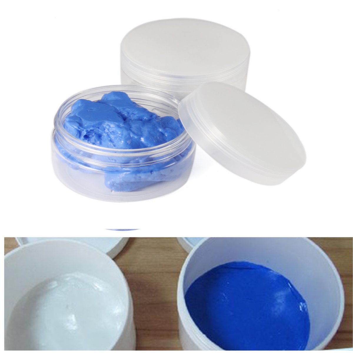 2pcs 200g Silicone Putty Mould Making Silicone Putty RTV Food Safe Sugarcraft For Dental Molds Rubber Soil