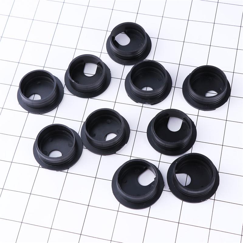 10pcs 35mm Cable Coil Out Hole Cover Durable Practical Threading Box Wiring Ducts Cover for Office Cable Computer Desktop