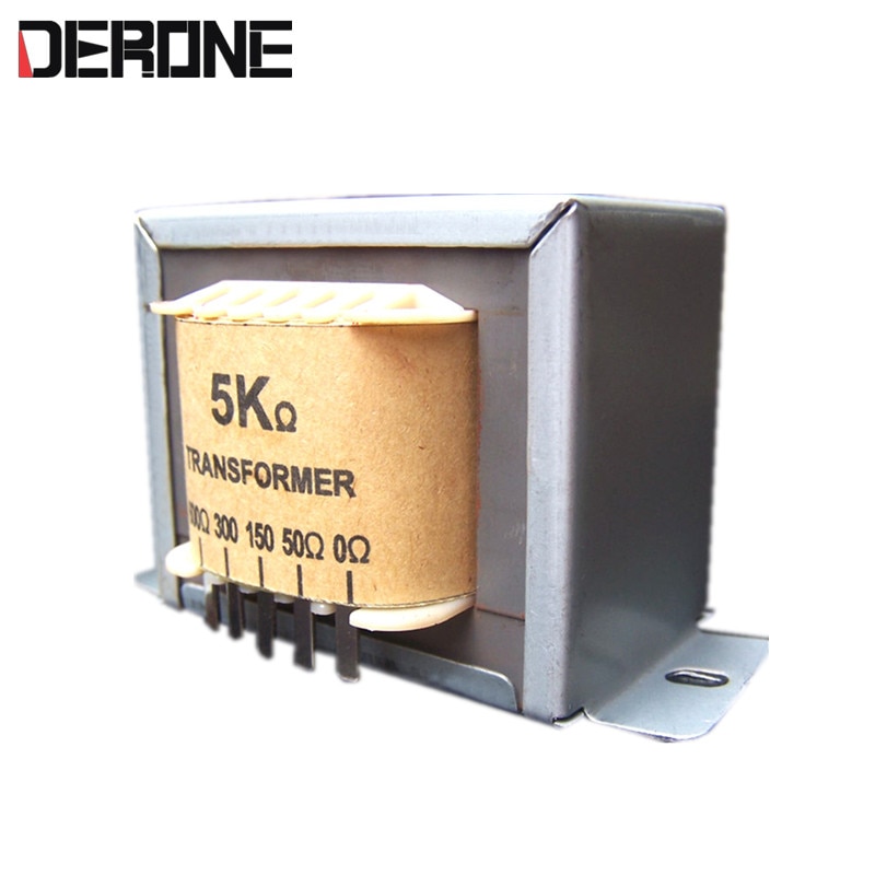 Audio output Transformer 0-8-50-150-300-600ohm 5W 36H for Single-ended Tube Headphone Amplifier