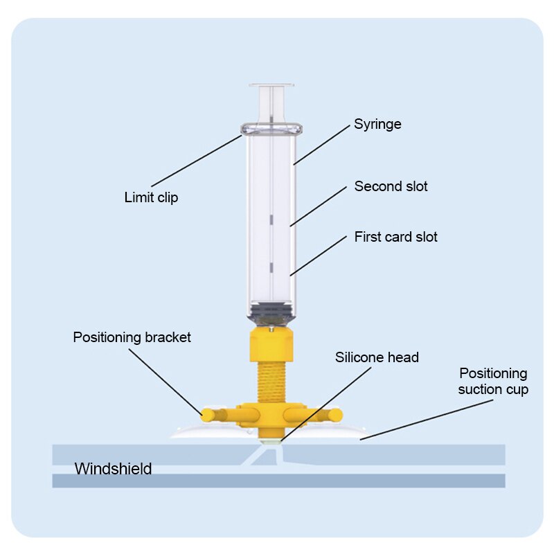 Car Windshield Repair Kit Glass Windscreen Restore Repairing Tools Set UV Light DIY Car Auto Kit Glass for Chip Crack TSLM1