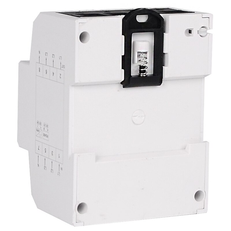 DDS024MR 3 Phase 4 Wire Energy Meter Volt Current Frequency Meter Multifunction LCD Digital Display DIN Rail Power Meter with RS