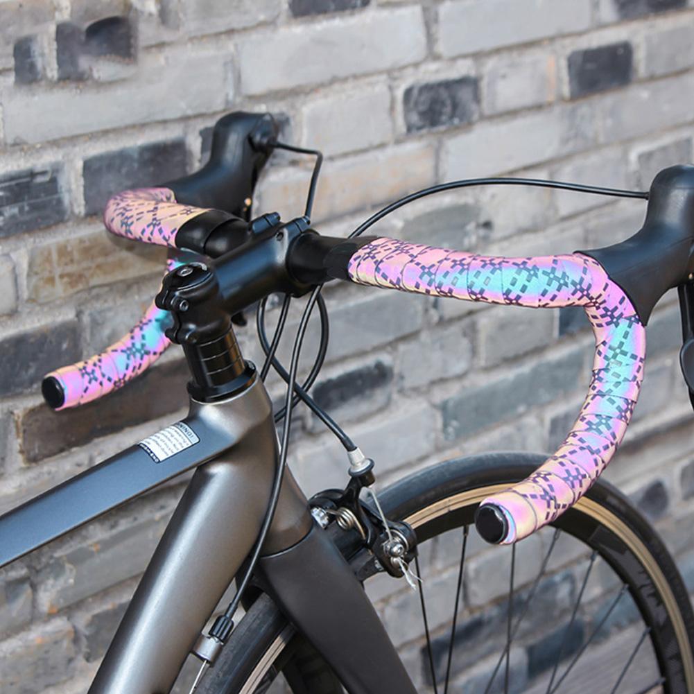 Styretape rat til cykelgradient farveændrende hastighedsbælte cykeltilbehør til cykelstangbånd