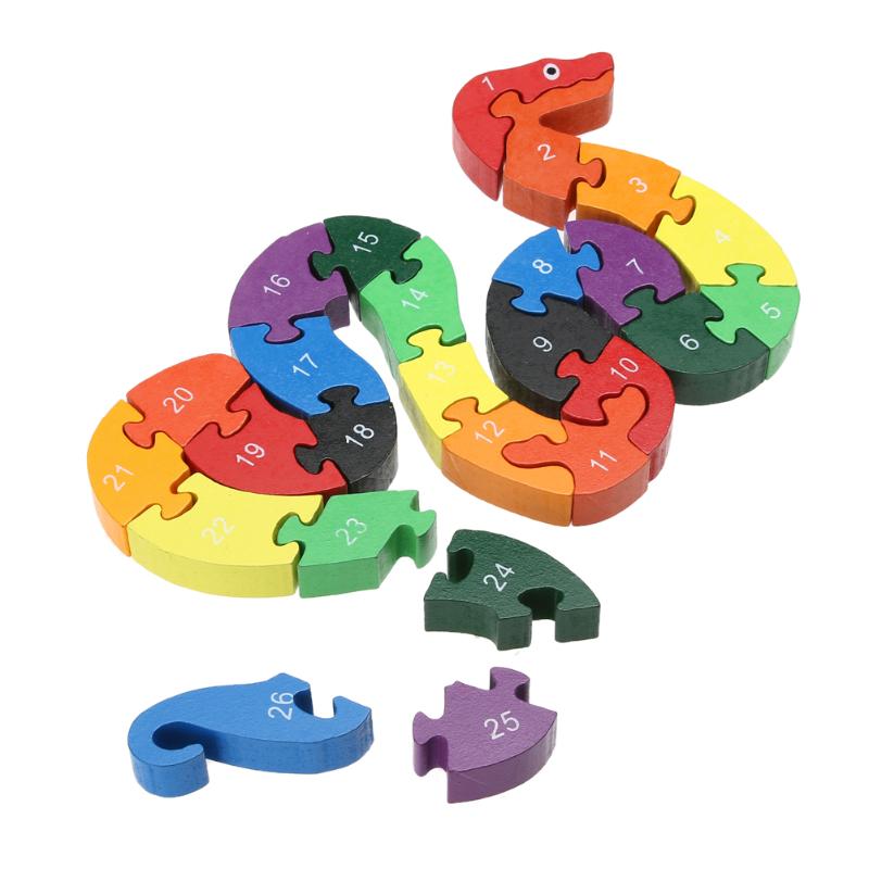 ABC Letterpuzzel, letters hout, letters leren, letterspel, houten