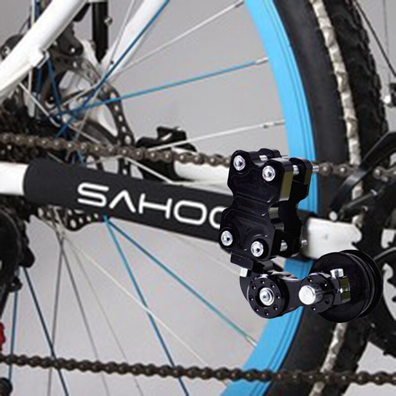 Universal Motorcycle Chain Tensioner Adjusting Roller Metal Motorbike Chain Adjuster Chain Tensioning Tool for Scooter Bike