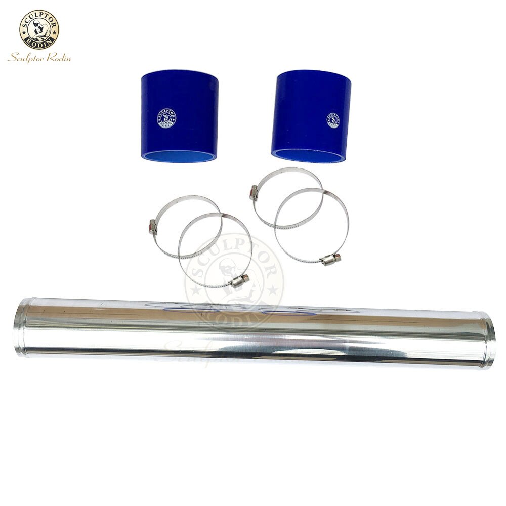 Tubo Intercooler 3 "pulgadas/76mm/recto/90 grados/45 grados/180 grados/espesor 2mm/tubo de aluminio DIY/tubo de entrada de aire