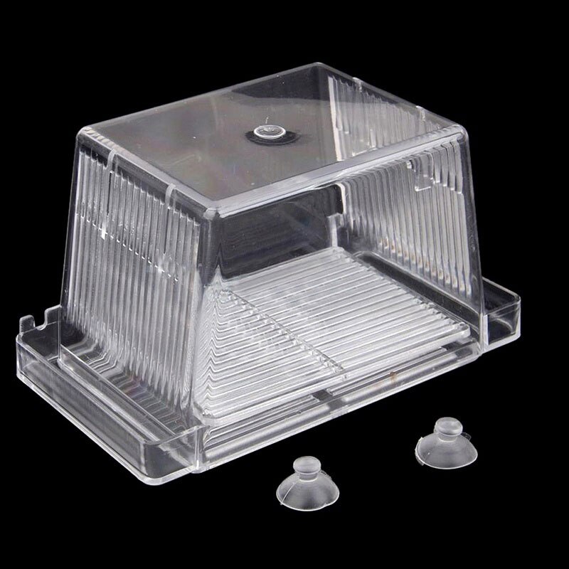 Joli Aquarium à la , réservoir de poissons Guppy, Double élevage, piège, boîte d'élevage, couveuse DNJ998