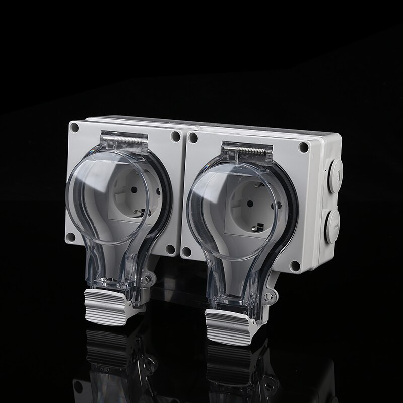 IP66 Eu Standaard Met Waterdichte Weerbestendige Waterdichte Outdoor Stopcontact 16A Stopcontact Ac 110V-250V