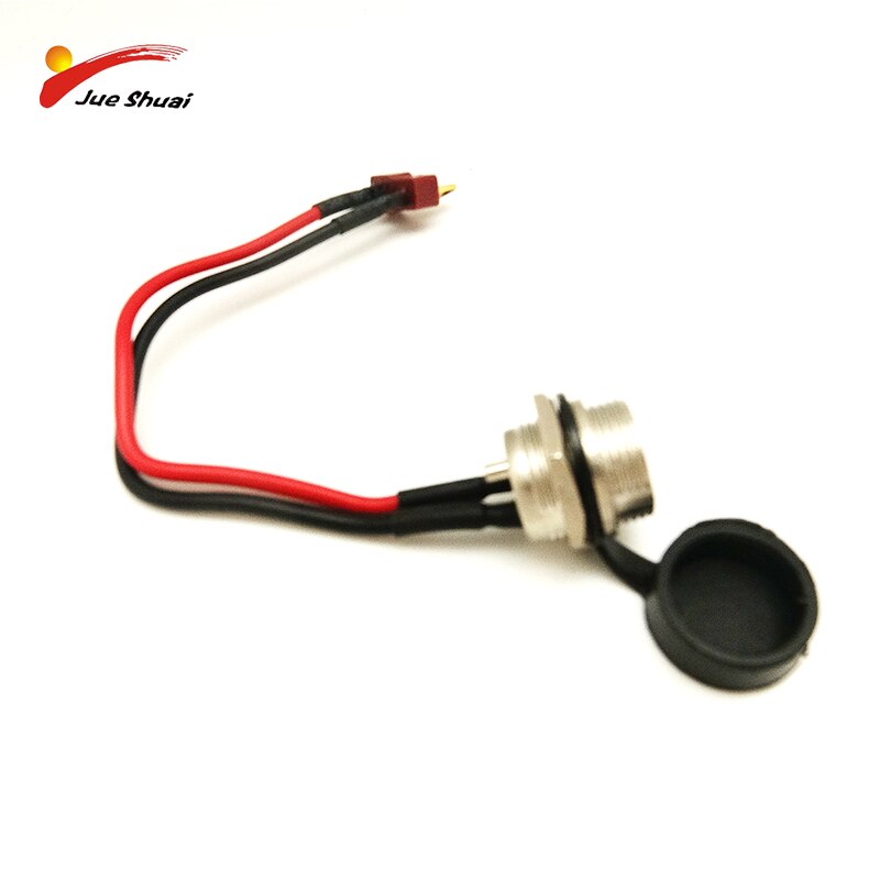 JS Opladen socket X Elektrische scooter Accessoire Hoogwaardige T prefix 120mm lengte zwart 10inch X48 escooter элктросамокат