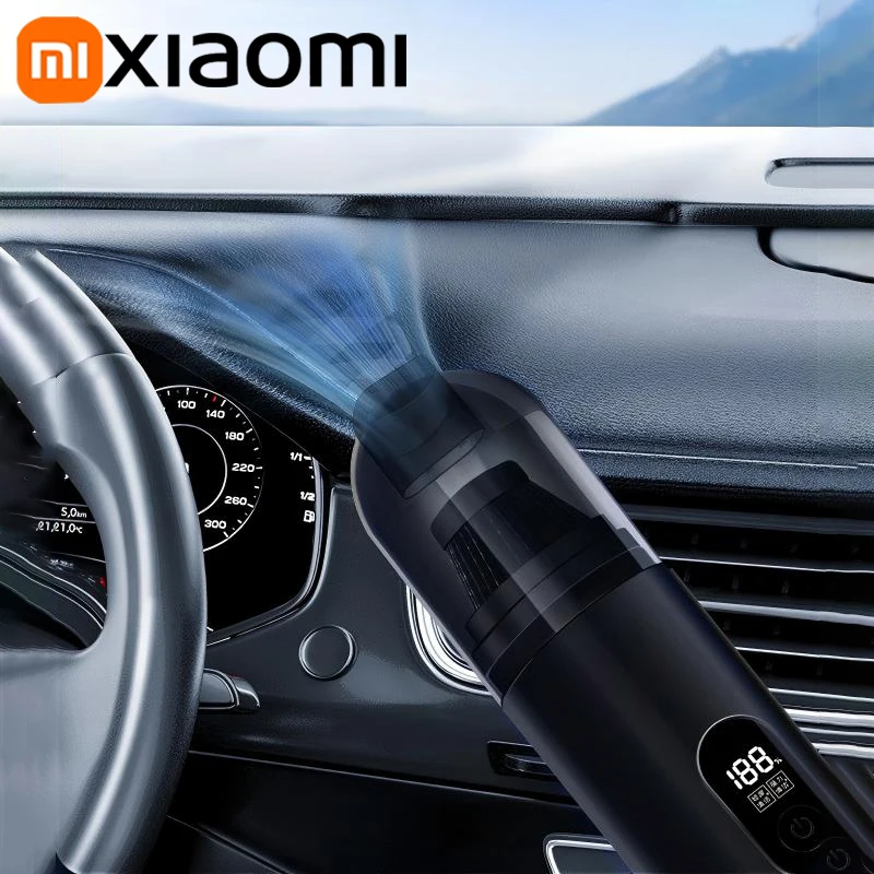 Xiaomi carro aspirador de pó portátil 2-em-1 portátil sem fio aspirador de pó portátil casa carro dupla utilização aspirador de pó novo