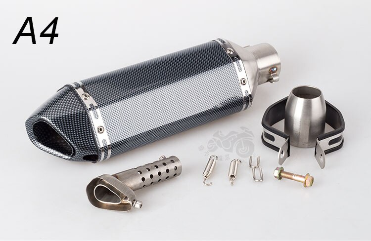 36-51mm Universal Motorcycle Exhaust Modified Muffler Pipe Universal for Exhaust ATV Scooter Dirt Pit Bike Motocross: A4 STICKER