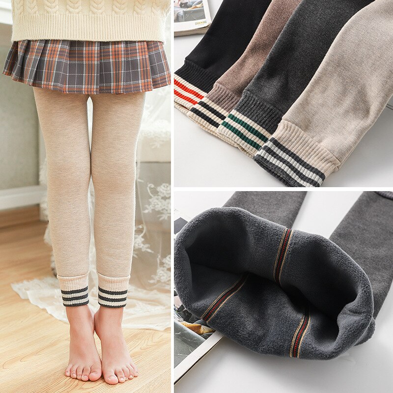 Ins winter baby leggings 2-10 jaar babykleding kinderen warme dikke leggings