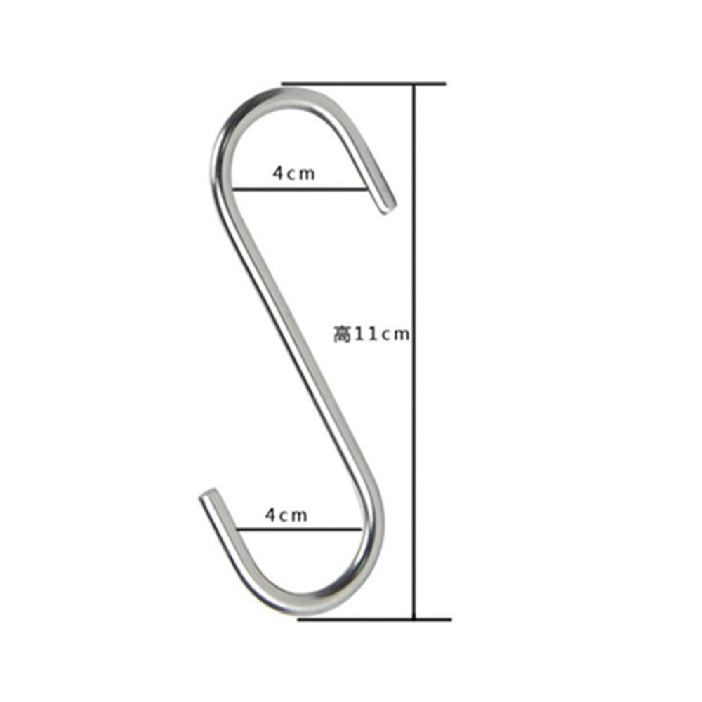 Metalen S-Vormige Haken Keuken Opslag Houders Sluiting Diversen Organizer Gietijzeren Opknoping Rvs S Haken Kleerhanger