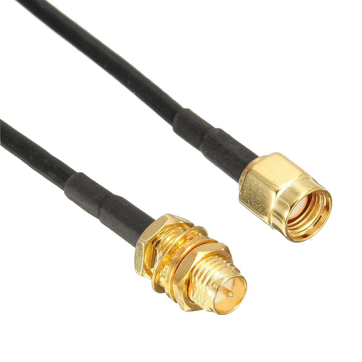 20m Extension Cables SMA Male to Female Coaxial Extension Cable WiFi Router Antenna Aerial Copper Plated Gold Cable