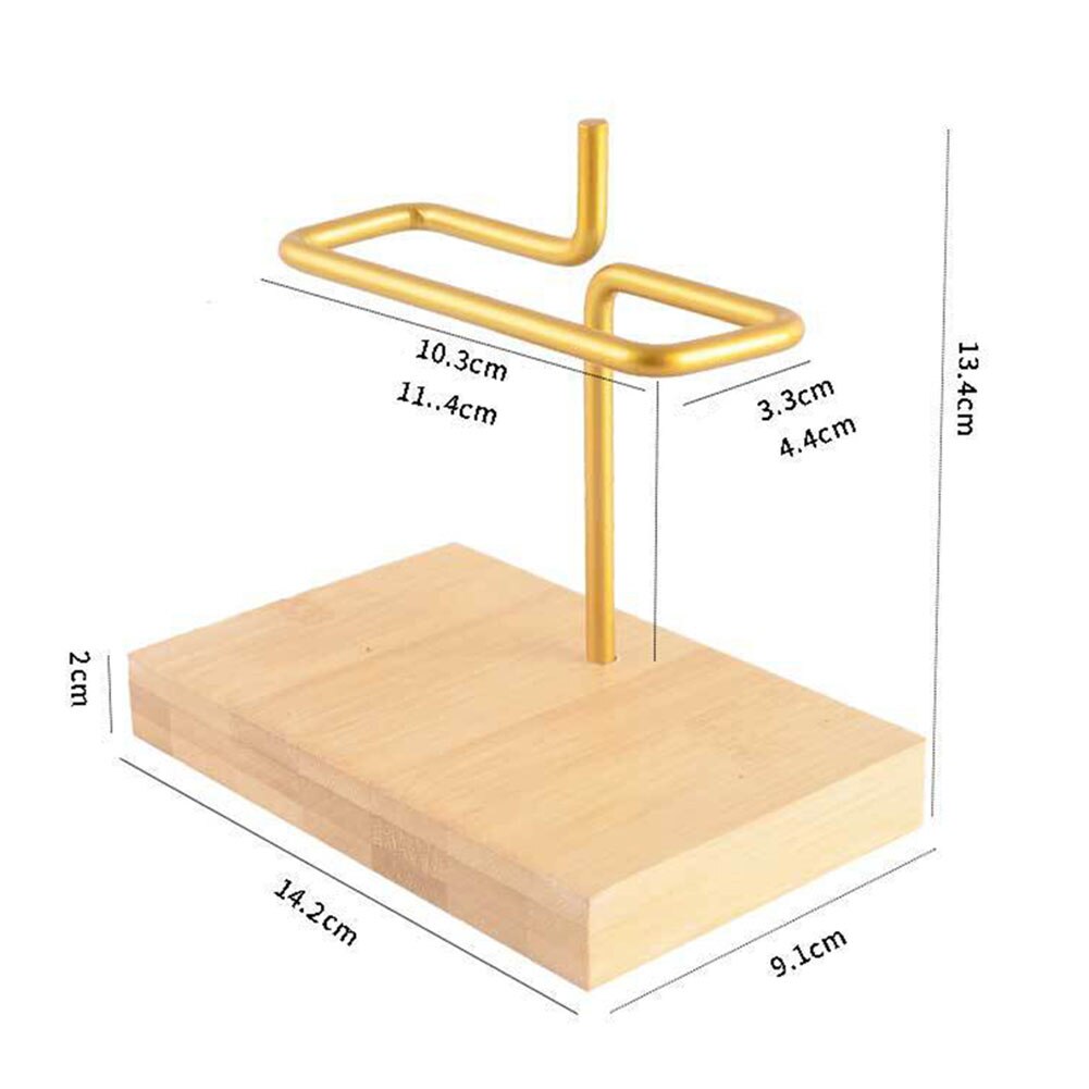 Soporte acrílico de madera para filtro de papel V60, contenedor para Barista, accesorios de café y cocina para el hogar, goteo manual: Style A