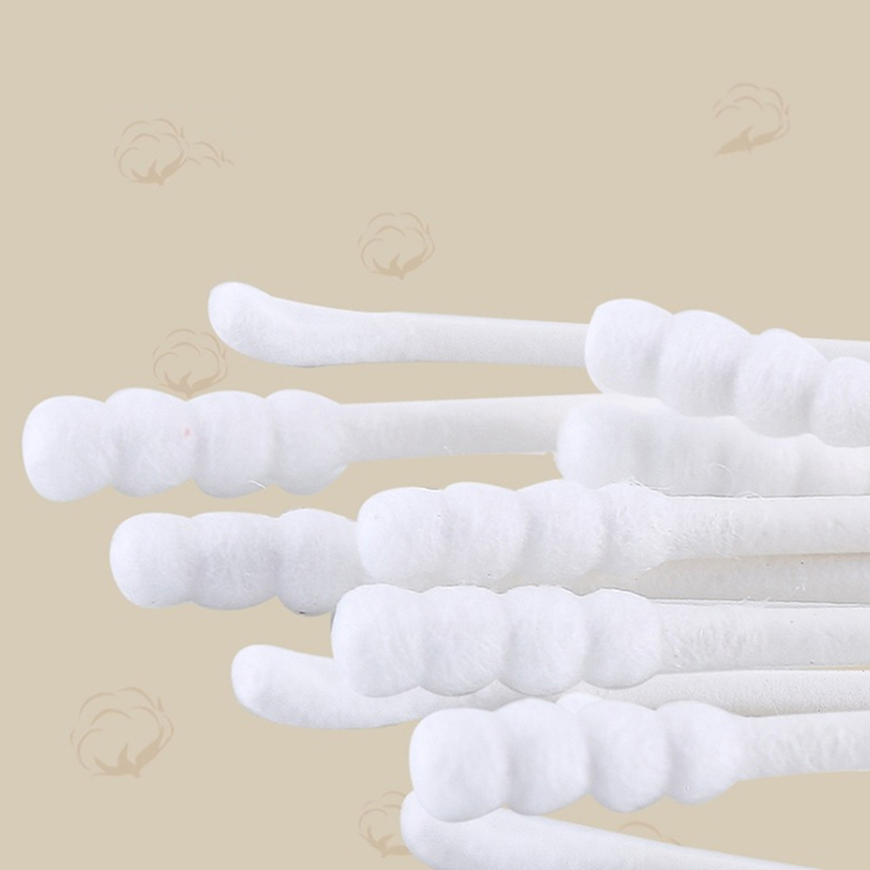 400 Pcs Fine Paper Stick Double Screw Cotton Swab Baby Safety Cotton Buds Baby Clean Ears Health Tampons 2022