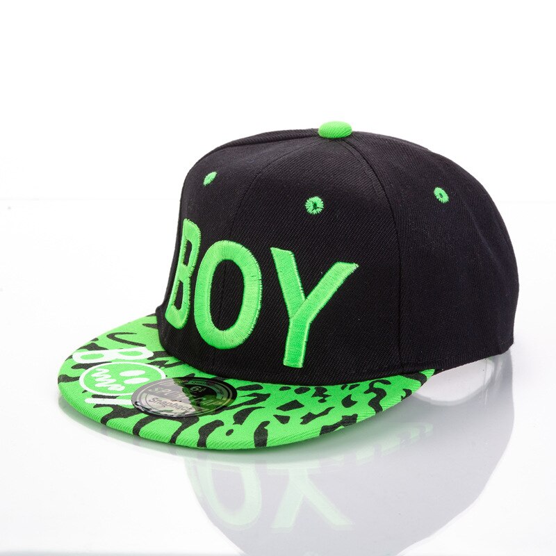 Jongen Borduurwerk Kinderen Baseball Cap Jongens Meisjes Snapback Cap Vier Seizoenen Kinderen Hip Hop Zonnehoed