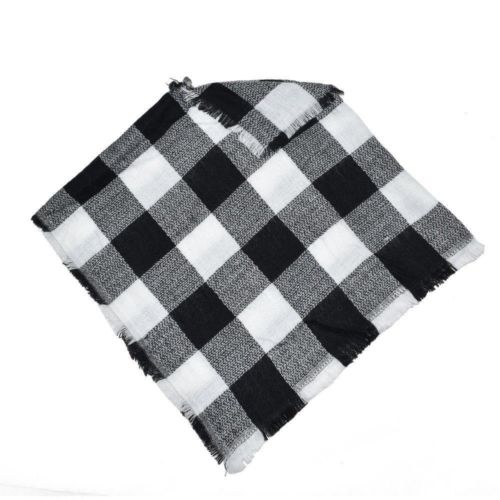 freundlicher Kleinkind Mädchen Jungen Winter warm Plaid Wolle Schal Tippet Cappa Jacke Baby Kleinkind 3-5 t