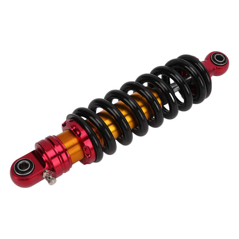 Shock Absorber Universal Shock Strut Red Golden Anti Vibration Metal Sturdy for SUVs for ATVs for Motorcycles: 33cm