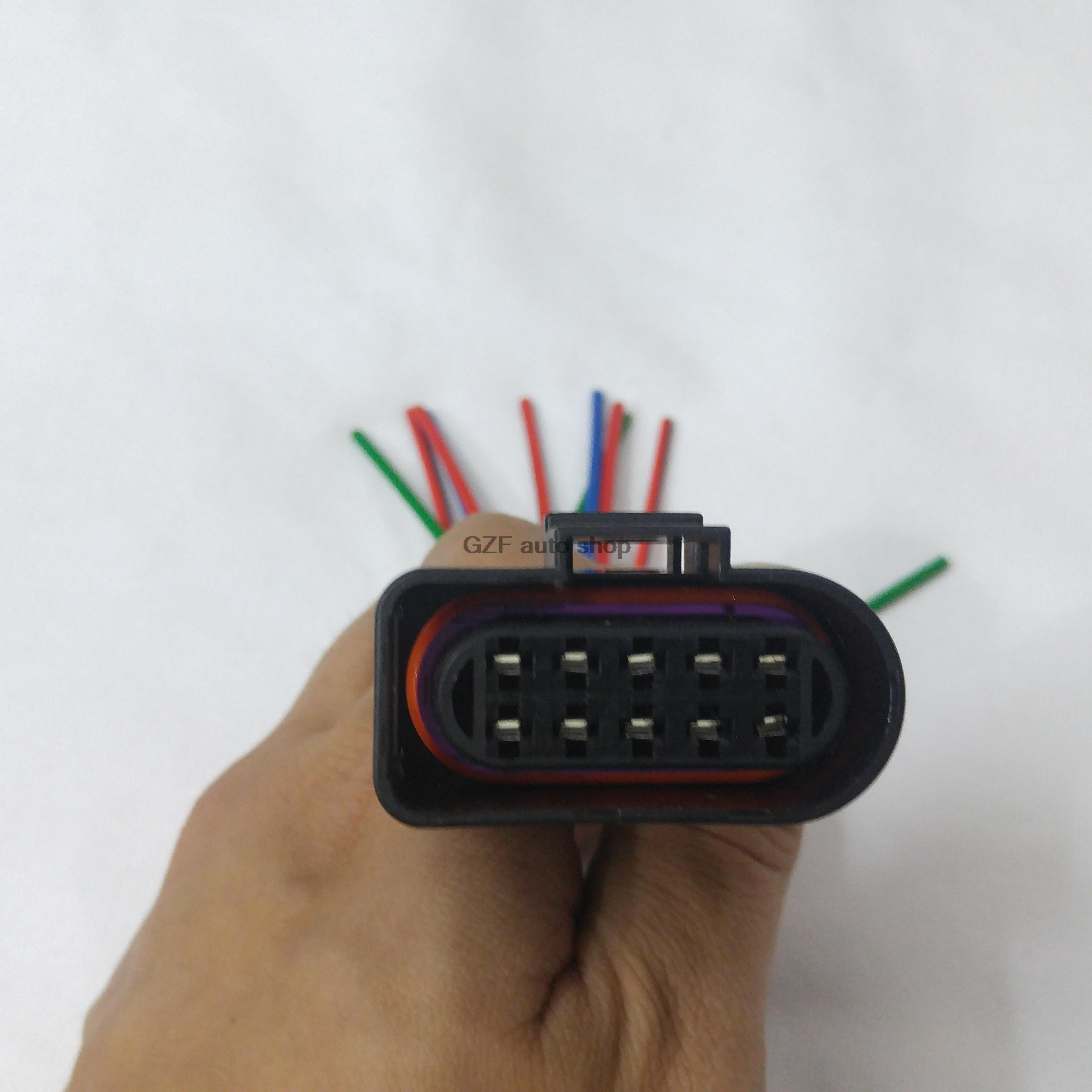 Ekte frontlyskabel ledning pigtail kontaktplugg for golf gti jetta  a4 a6 tt 1 j 0973735