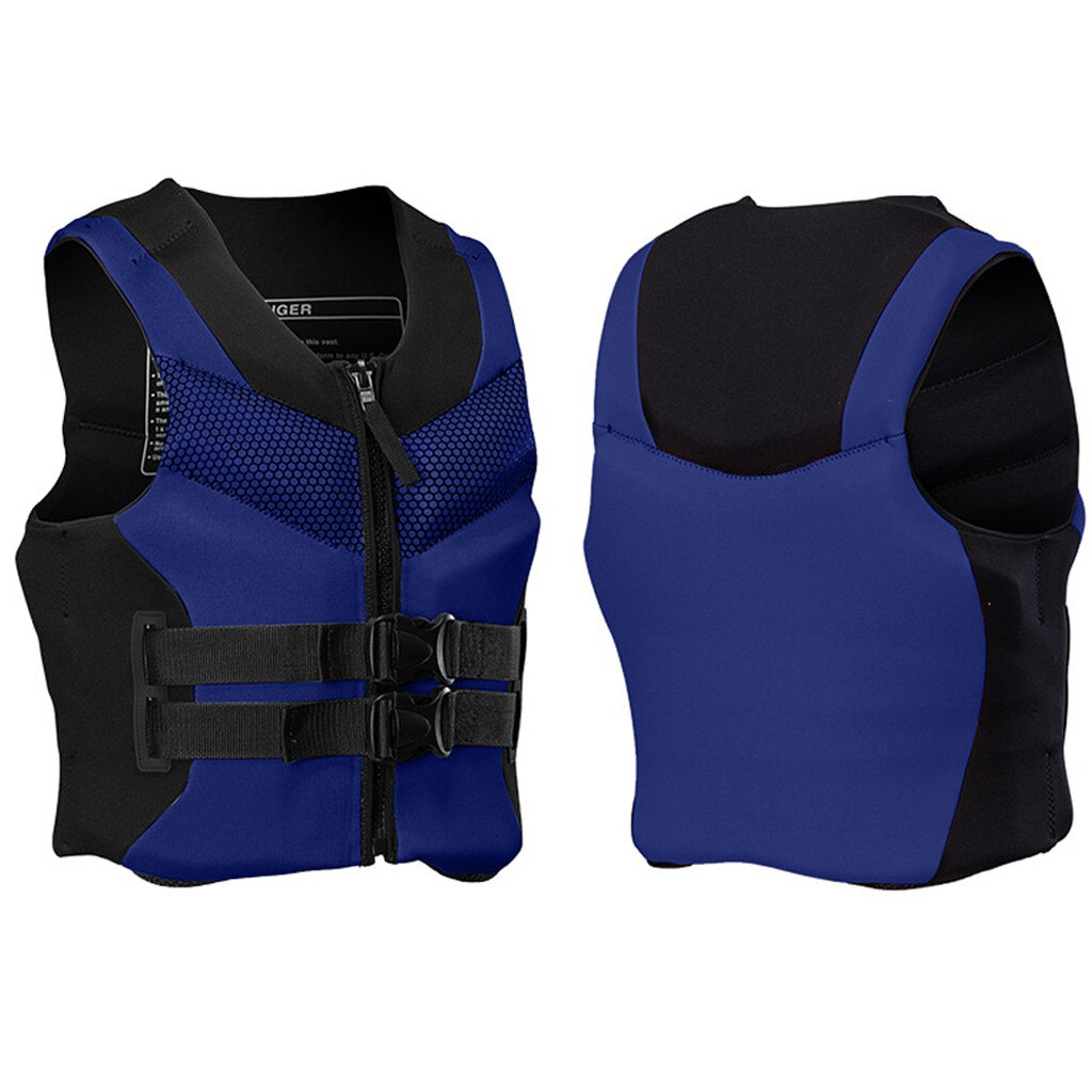 Adults Adjustable Life Vest Jacket Aid Vest Kayak Buoyancy Fishing Boat Watersport L-xxxxl Sizes Water Sports Man Jacket d3