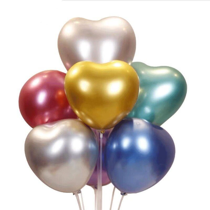 50 bryllupsballoner hjerteformede festartikler tilbehør krans anniversaire prinsesse fødselsdag dekorationer dekor til bryllup