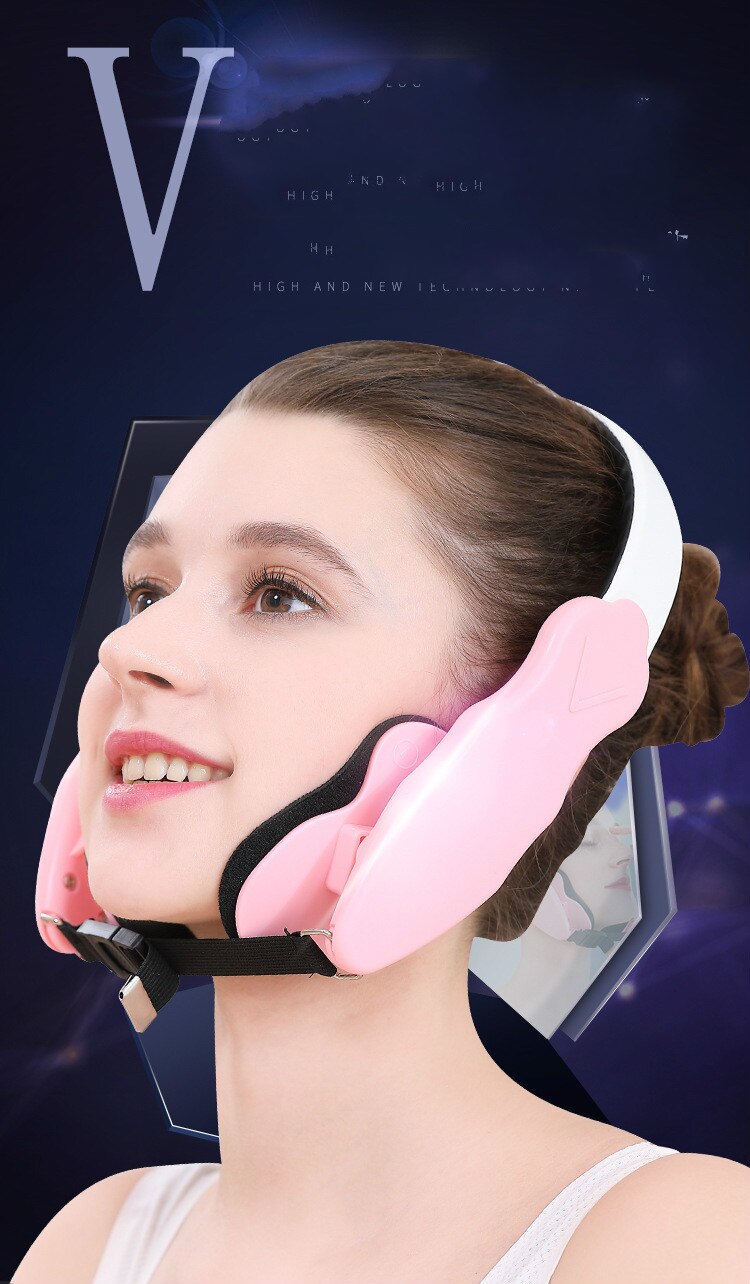 Gezicht Machine V Gezicht Bandage Onderkaak Kauwspieren Corrigeren Asymmetrische Facial Gaunt Gezichtsmasker Schoonheid Massage Instrument Gezicht Bo