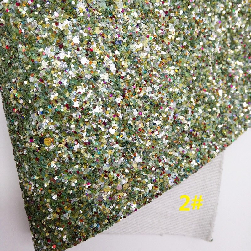 Gemengde Kleuren Glitter Leer, Camousflage Gedrukt Faux Leer, kant Glitter Leer Voor Boog A4 21X29Cm Twinkling Ming KM084: 2