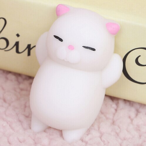 Mini Squishy toy Cute cat antistress ball Squeeze Mochi Rising Toys Abreact Soft Sticky squishi stress relief toys: 3