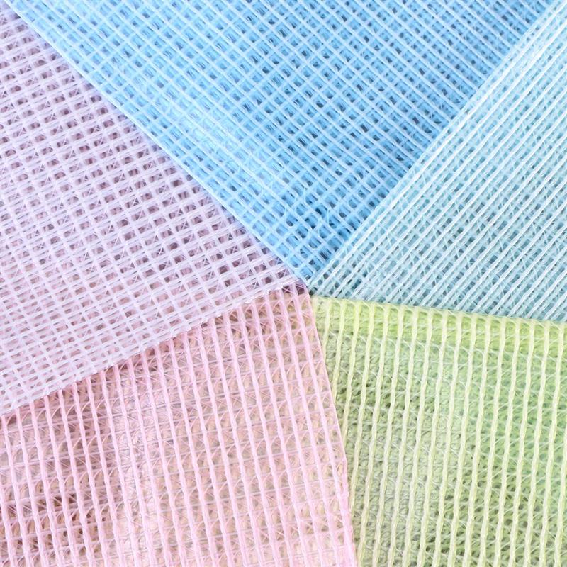 5pcs File Pockets PVC Plastic Grid Zipper File Bags Documents Organizer Pouch (A4 + B5 + A5 + A6 + B6, Mixed Colors)