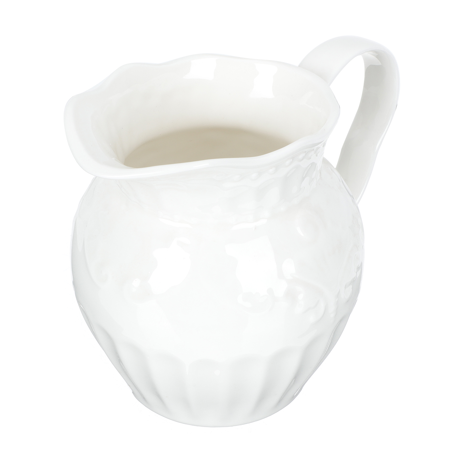 Drinking Mug Decorative Coffee Cup Hotel Ceramic (White)