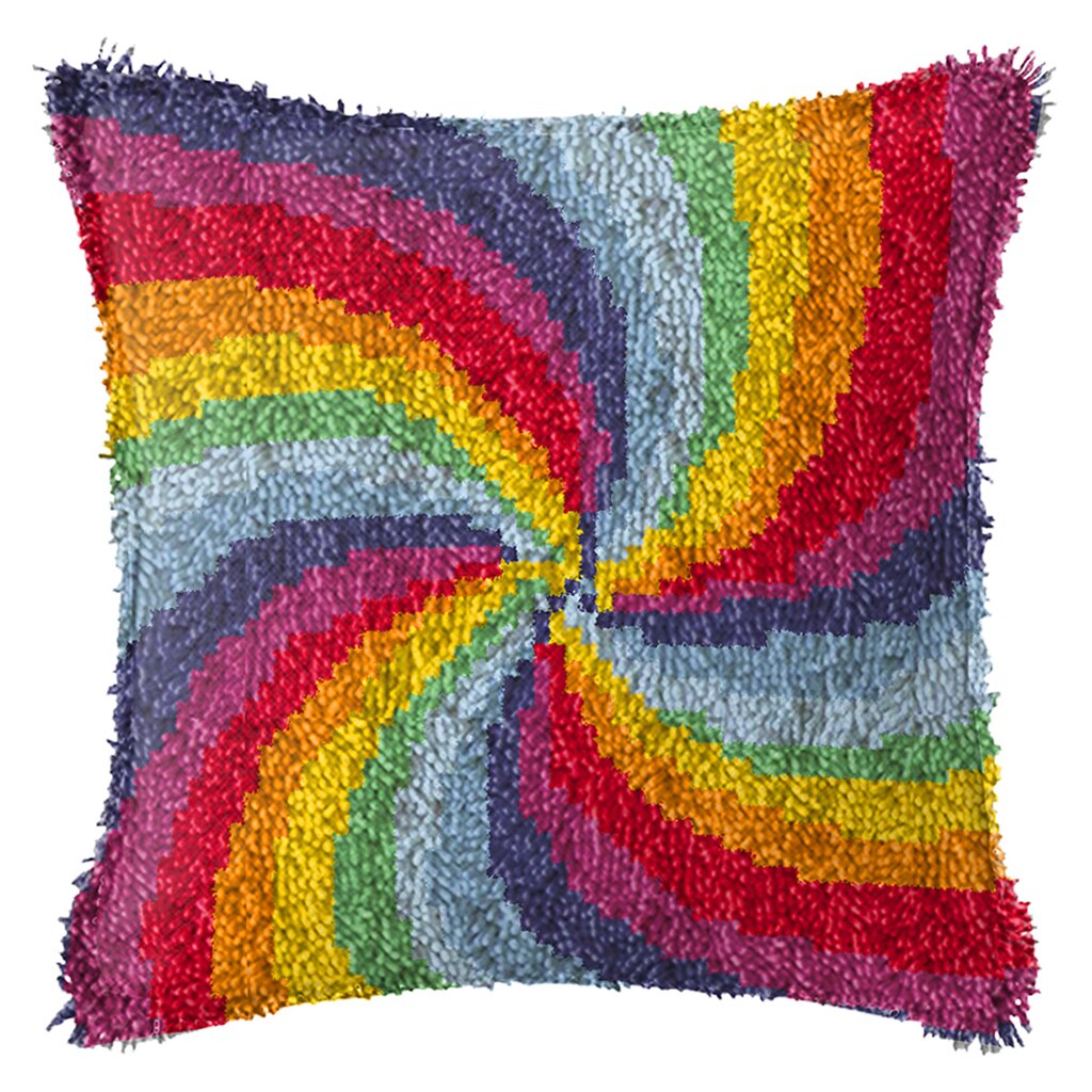 Bricolage coussin tapis tapis fabrication artisanat décor à la maison loquet crochet Kit tapis tapis faisant broderie couture artisanat outil passe-temps Art artisanat