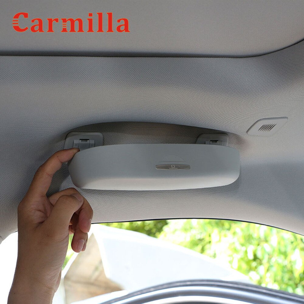 Carmilla Abs Auto Zonnebril Houder Doos Glazen Case Voor Honda Hrv HR-V Vezel Accessoires