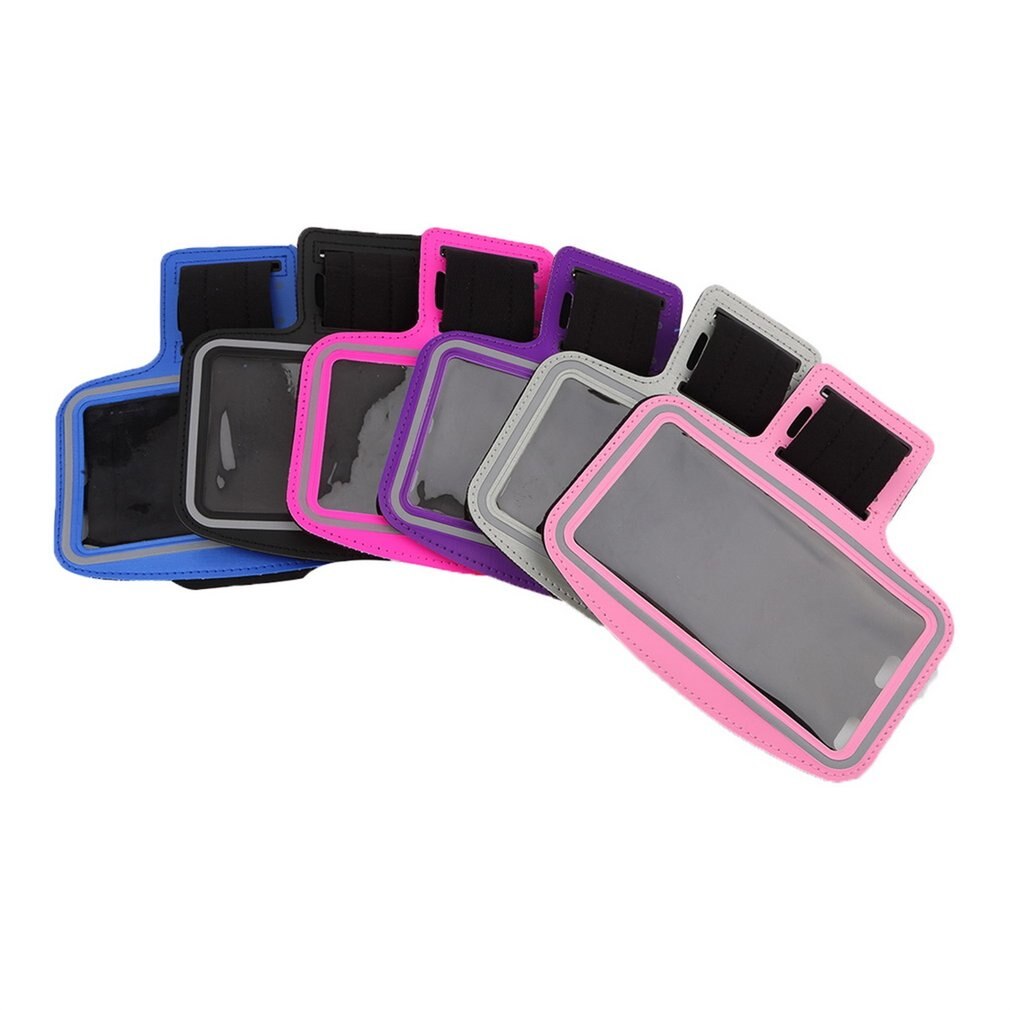 Waterdichte hardloop-jogging-sport-neopreen armband hoes met reflecterende strip voor iphone 6 plusarm heren anti-klop