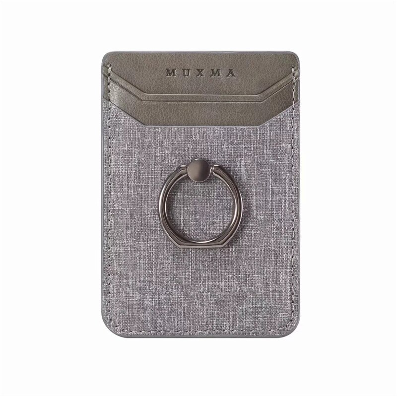 Marmurowe naklejki na telefon kieszonkowy uchwyt na telefon iPhone 12 12 Pro Redmi Note 9 Pro portfel ID naklejka moda damska Fundas: Canvas-Brown