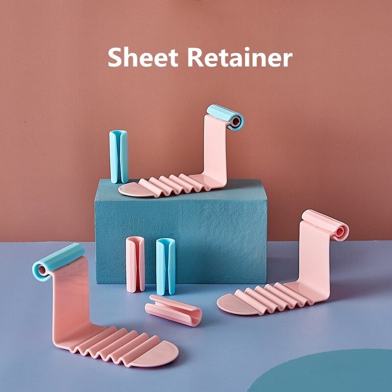 Pinzas para sábanas de cama, accesorios para mejorar el hogar, 6 piezas