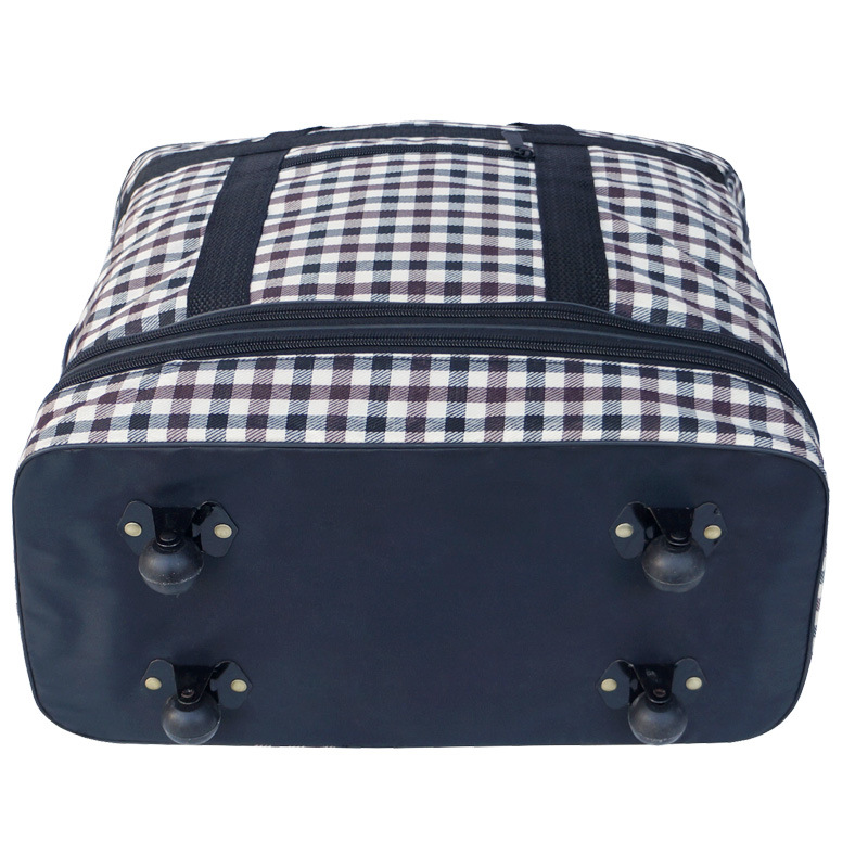 folding large capacity universal wheels retractable folding tug bags ultra-light luggage travel box