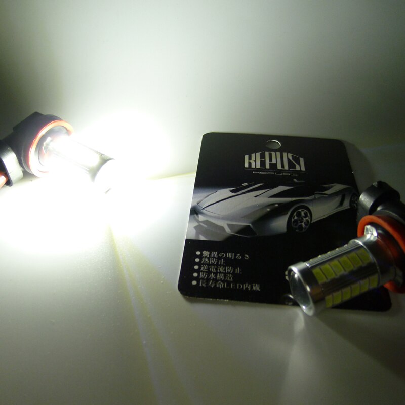 2x H11 H8 white Blue Car Driving Running Lamp Auto Leds Light For Volvo XC60 XC90 S40 Nissan Patrol Versa Qashqai Sylphy Livina