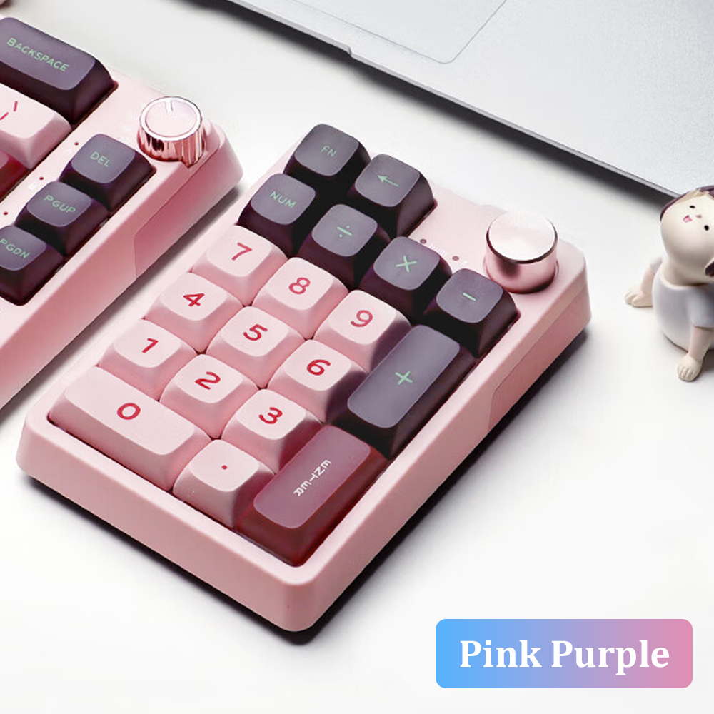 Toetsenbord Draadloos Numeriek Toetsenbord Programmering Aangepast Knop Toetsenbord Mini Knop Gaming Mechanische Hotswap Draagbaar Numeriek Toetsenbord: Roze