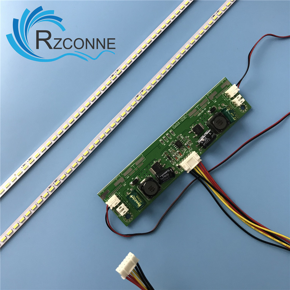 710mm length 5mm width LED Backlight strip 128 lamp bar For 65 inch LCD TV 3V/LED 48 V for the strip
