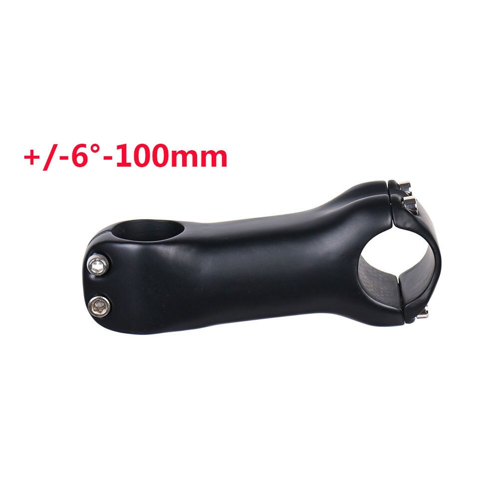 ELITA ONE Bicycle Stem Carbon Fibre MTB/Road Bike Stem 6/17 Degree 31.8MM Handlebar Stem UD/Black 70-130mmmm: 6Degree100mm-2104