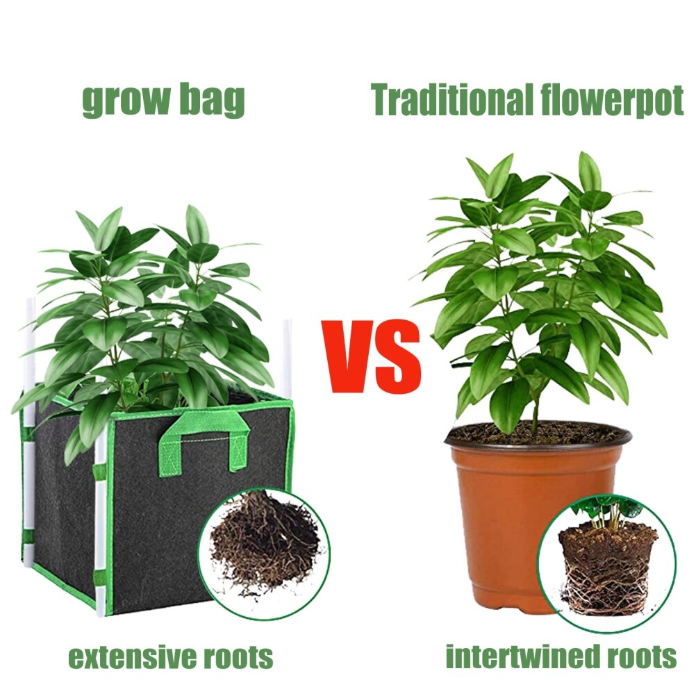 Tuin Kwekerij Vierkante Planten Bag Tuin Wortel Control Bag Tuinieren Benodigdheden Voor Groenten En Fruit