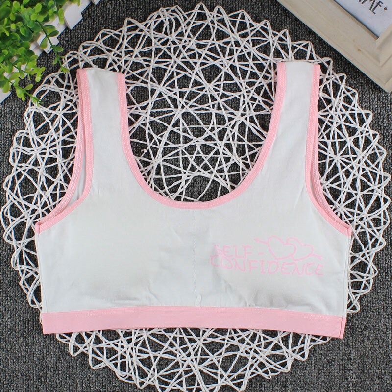Ondergoed Voor Meisjes Tops Voor Tieners Kleding Bras Mooie Meisjes Afdrukken Ondergoed Beha Vest Kinderen Ondergoed Sport Ondergoed: 1