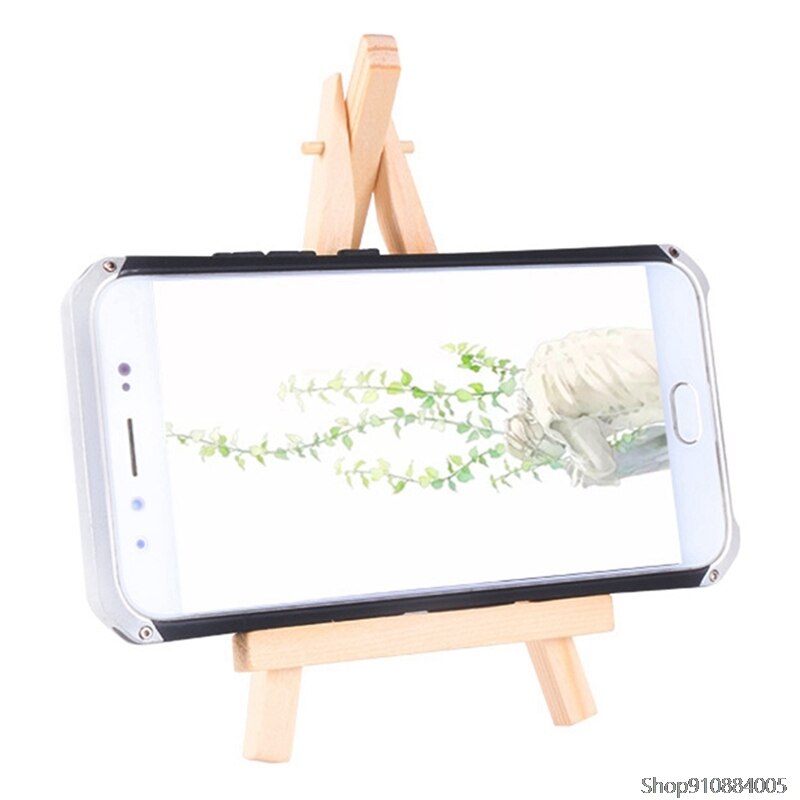 1Pcs Mini Wooden Easel Tablet Stand Phone Holder Wedding Table Card Stand Display Holder Party Desktop Decor Mini Desktop Easel