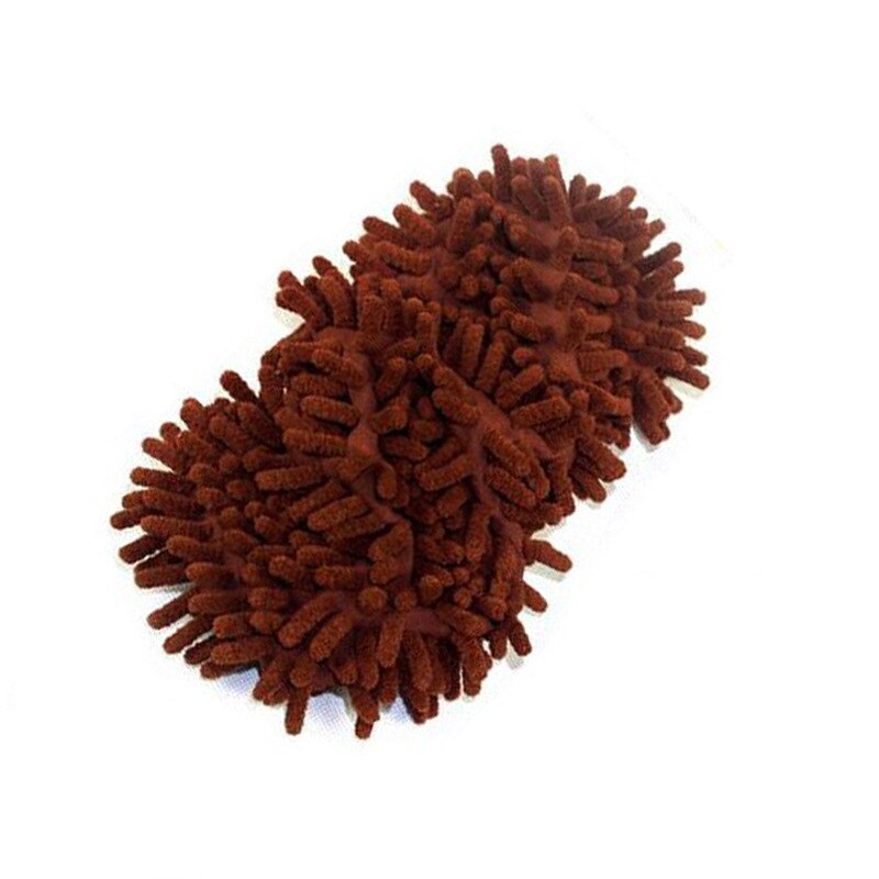 Paño multifunción para la cabeza de mopa reutilizable, cubierta de trapeador de polvo, repuesto para el hogar, cabeza de mopa, herramienta de limpieza para suelo, sin huellas, lavable: Coffee