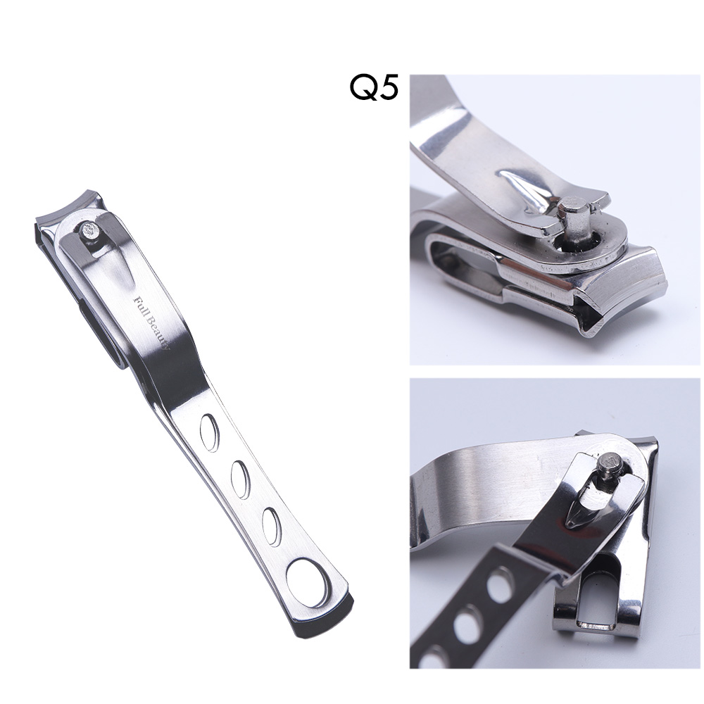 Nail Cuticle Clipper Manicure Scissors Stainless Steel Trimmer Pliers With Spring Black Red Dead Skin Cutter Nail Tools SAQ1-8: Q5