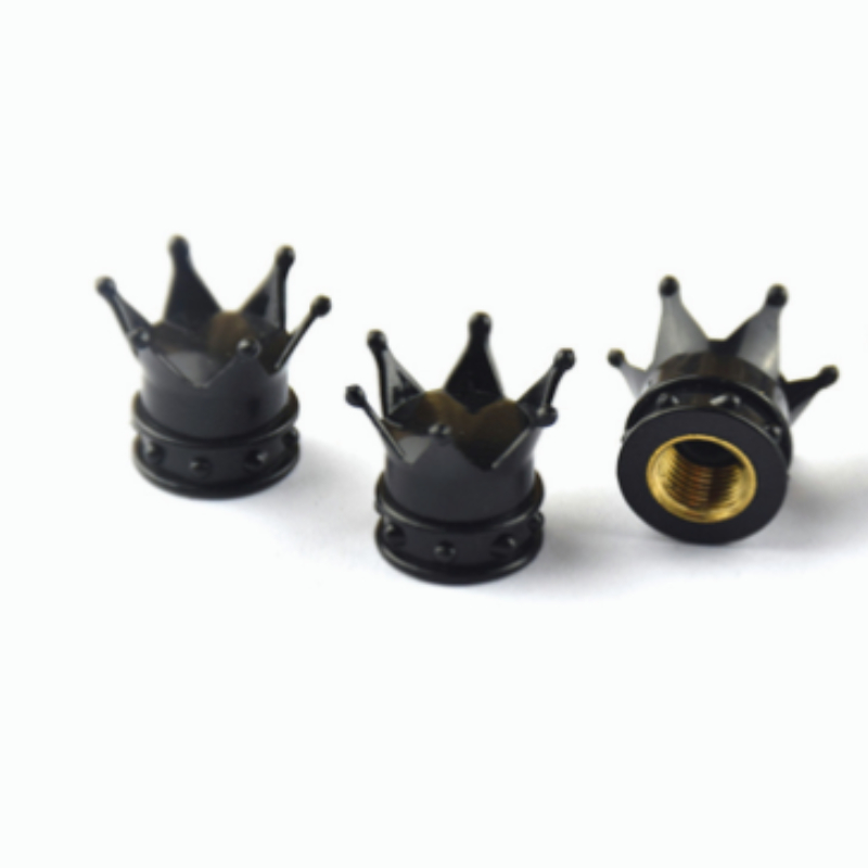 4 Stück Universal Crown Wheel Ventilabdeckungen Luft staubdicht wasserdicht Auto Motorrad Reifen Felgenabdeckungen Auto Dekoration Ventilkappen