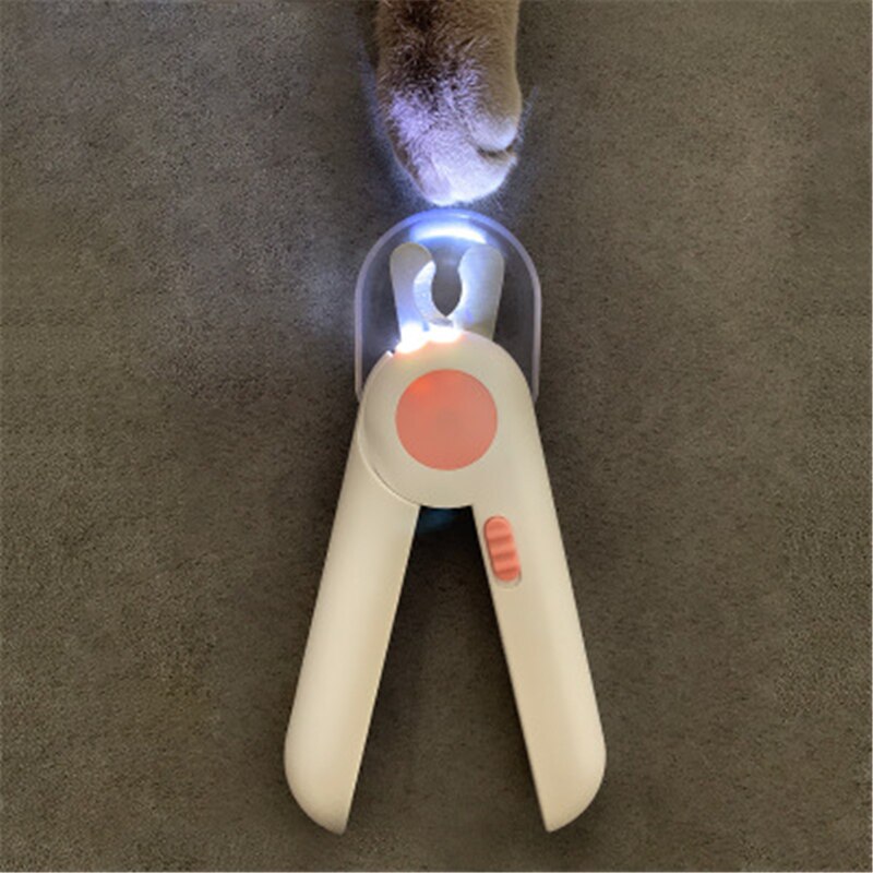 Kjæledyr hund katt negleklipper trimmer med ledet lys pleie elektriske kverner saks tå klo spiker klippe produkt