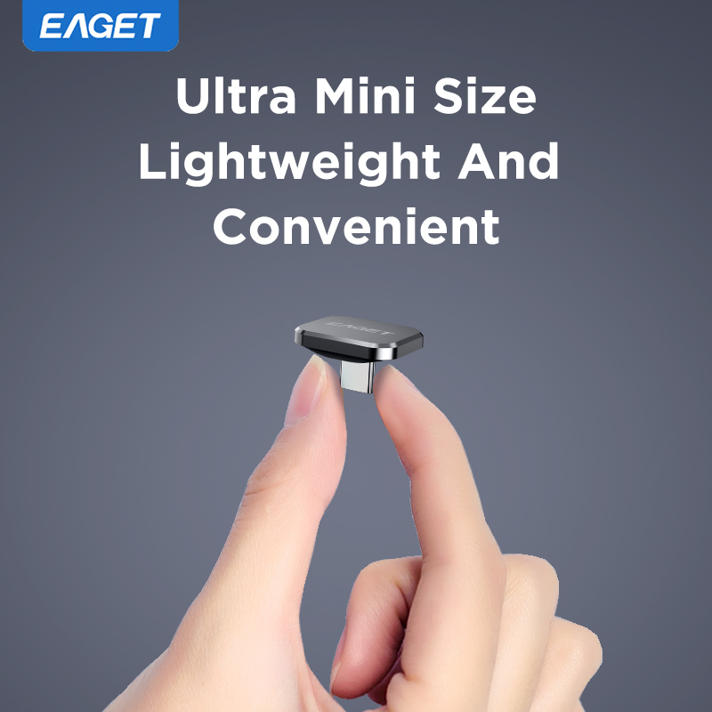 EAGET 8 GB/16 GB/32 GB/64 GB Mini Auto Type-C USB 2.0 Flash Drive Plug & Play voor Dashcam Mobiele Mac PC Auto Rijden