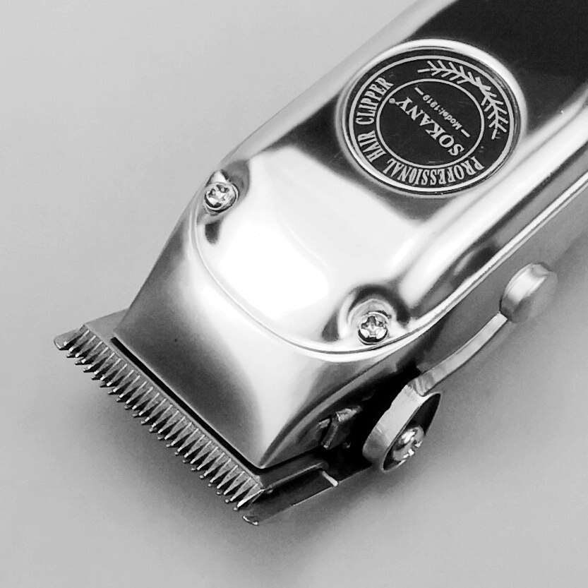LED hair clipper metal housing electric hair trimmer cordless hair cutting machine haircut cordless salon machine