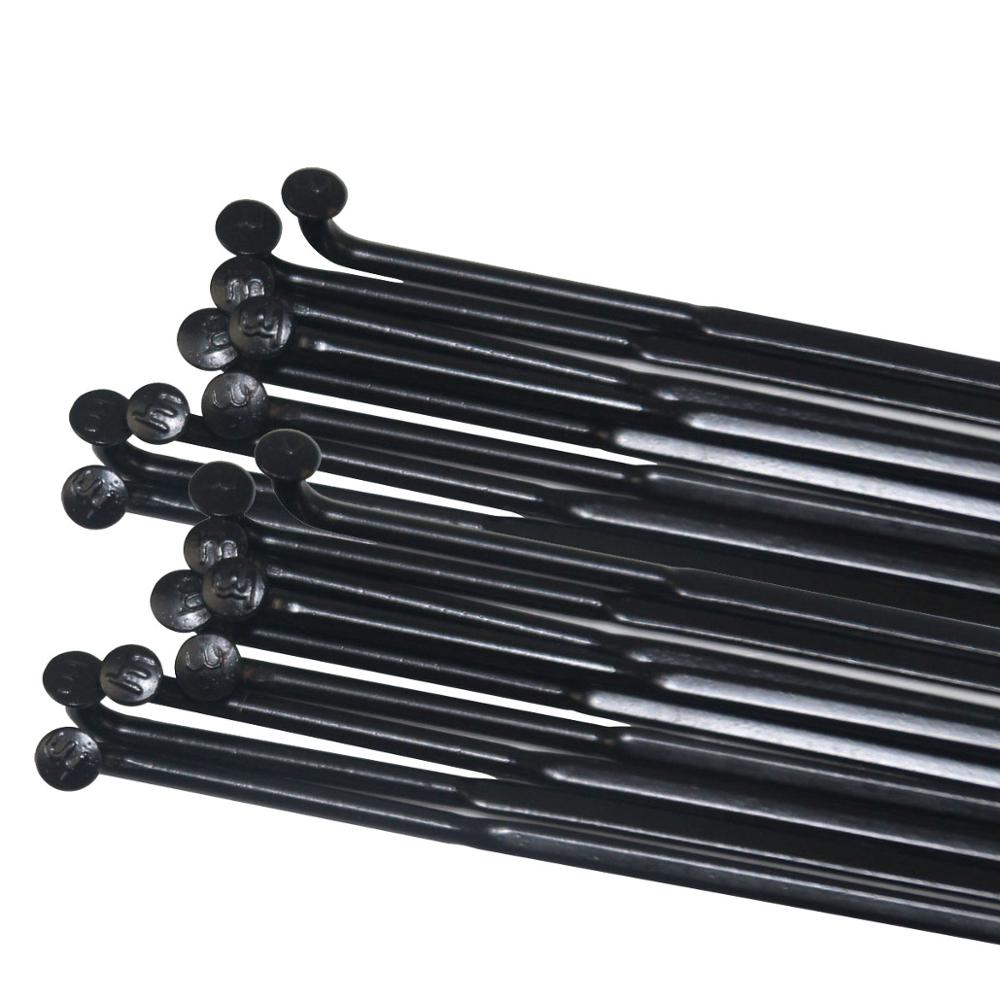 Ultralight J-bend and Straight Pull CN MAC 424 Aero Bladed Spokes 4.3g/pcs with Alloy Nipples for Road MTB bike